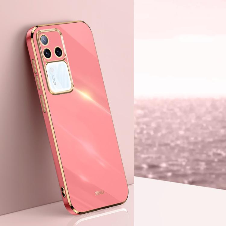 XINLI Straight Edge 6D Electroplate TPU Phone Case, For vivo V50 Lite, For vivo V50, For vivo Y300 Pro, For vivo S18 Pro, For vivo S18e, For vivo X100 Pro 5G