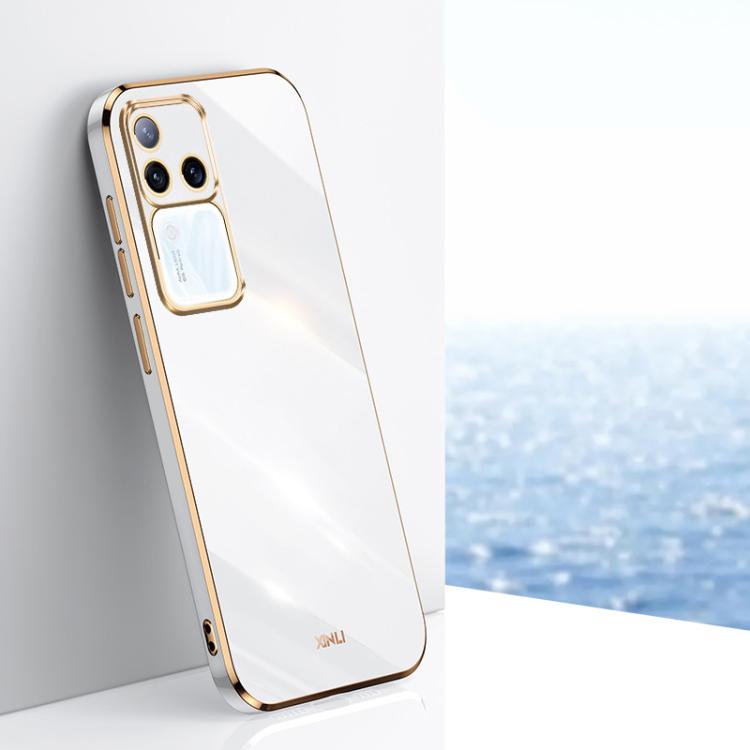 XINLI Straight Edge 6D Electroplate TPU Phone Case, For vivo V50 Lite, For vivo V50, For vivo Y300 Pro, For vivo S18 Pro, For vivo S18e, For vivo X100 Pro 5G