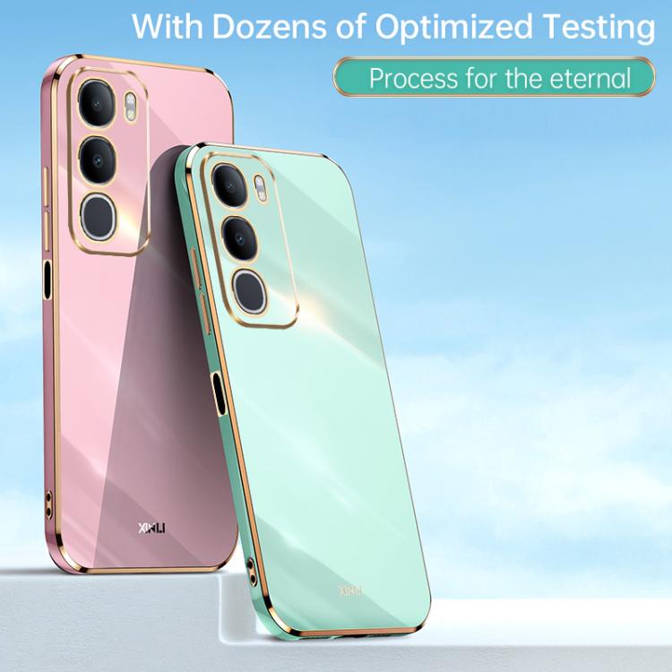 XINLI Straight Edge 6D Electroplate TPU Phone Case, For vivo Y50 5G, For vivo Y500 5G, For vivo V60 5G Global, For vivo S30 Pro mini 5G, For vivo S30 5G, For vivo X200 Ultra