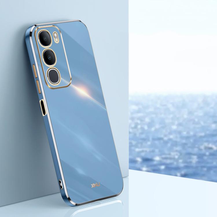 XINLI Straight Edge 6D Electroplate TPU Phone Case, For vivo Y50 5G, For vivo Y500 5G, For vivo V60 5G Global, For vivo S30 Pro mini 5G, For vivo S30 5G, For vivo X200 Ultra