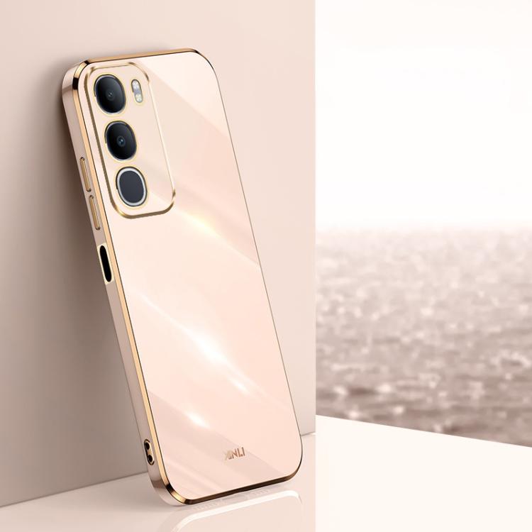XINLI Straight Edge 6D Electroplate TPU Phone Case, For vivo Y50 5G, For vivo Y500 5G, For vivo V60 5G Global, For vivo S30 Pro mini 5G, For vivo S30 5G, For vivo X200 Ultra