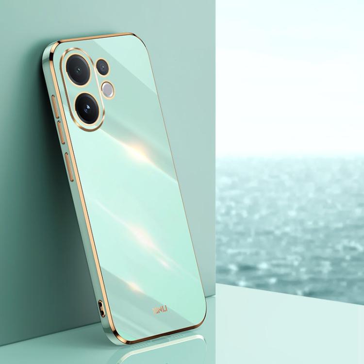 XINLI Straight Edge 6D Electroplate TPU Phone Case, For vivo Y50 5G, For vivo Y500 5G, For vivo V60 5G Global, For vivo S30 Pro mini 5G, For vivo S30 5G, For vivo X200 Ultra