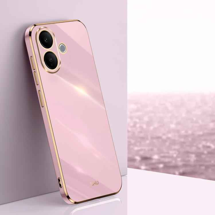 XINLI Straight Edge 6D Electroplate TPU Phone Case, For vivo Y600 Pro 5G, For vivo V70 FE 5G, For vivo X300 Ultra, For vivo X300 Pro, For vivo X300 5G, For vivo V60 Lite 5G