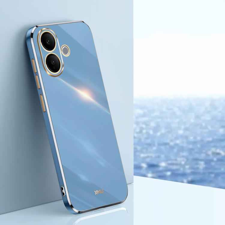 XINLI Straight Edge 6D Electroplate TPU Phone Case, For vivo Y600 Pro 5G, For vivo V70 FE 5G, For vivo X300 Ultra, For vivo X300 Pro, For vivo X300 5G, For vivo V60 Lite 5G