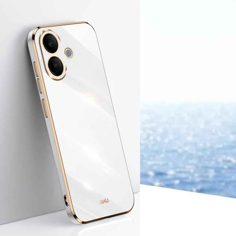 XINLI Straight Edge 6D Electroplate TPU Phone Case, For vivo Y600 Pro 5G, For vivo V70 FE 5G, For vivo X300 Ultra, For vivo X300 Pro, For vivo X300 5G, For vivo V60 Lite 5G