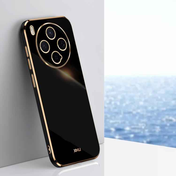 XINLI Straight Edge 6D Electroplate TPU Phone Case, For vivo Y600 Pro 5G, For vivo V70 FE 5G, For vivo X300 Ultra, For vivo X300 Pro, For vivo X300 5G, For vivo V60 Lite 5G