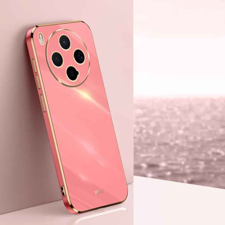 XINLI Straight Edge 6D Electroplate TPU Phone Case, For vivo Y600 Pro 5G, For vivo V70 FE 5G, For vivo X300 Ultra, For vivo X300 Pro, For vivo X300 5G, For vivo V60 Lite 5G