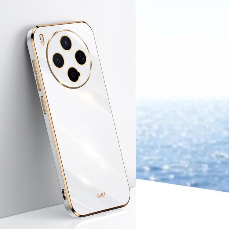 XINLI Straight Edge 6D Electroplate TPU Phone Case, For vivo Y600 Pro 5G, For vivo V70 FE 5G, For vivo X300 Ultra, For vivo X300 Pro, For vivo X300 5G, For vivo V60 Lite 5G