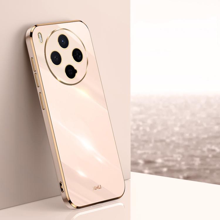 XINLI Straight Edge 6D Electroplate TPU Phone Case, For vivo Y600 Pro 5G, For vivo V70 FE 5G, For vivo X300 Ultra, For vivo X300 Pro, For vivo X300 5G, For vivo V60 Lite 5G