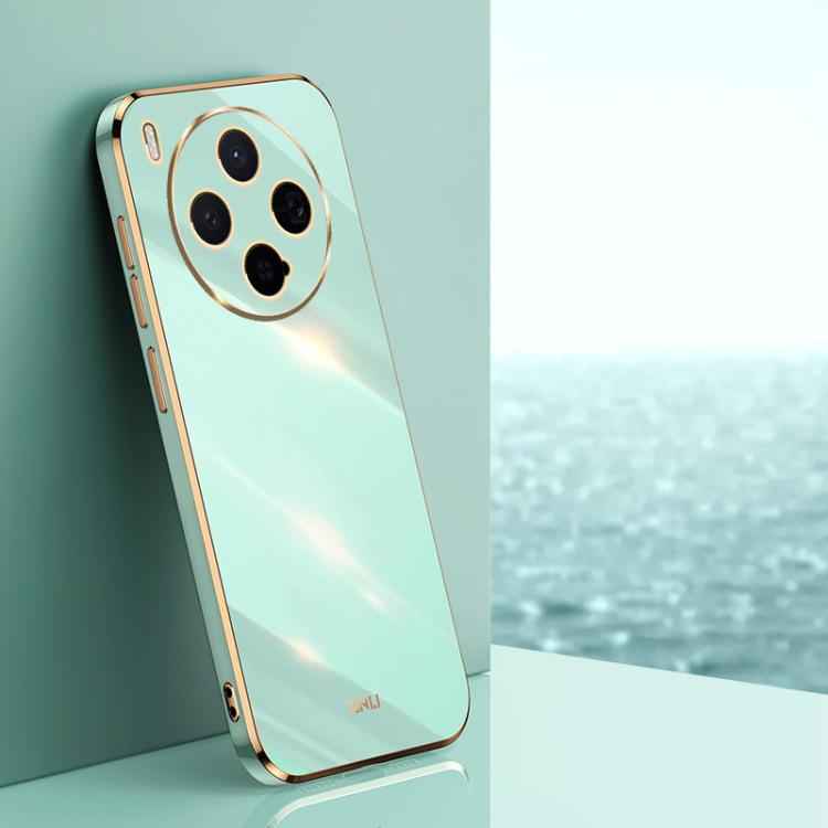 XINLI Straight Edge 6D Electroplate TPU Phone Case, For vivo Y600 Pro 5G, For vivo V70 FE 5G, For vivo X300 Ultra, For vivo X300 Pro, For vivo X300 5G, For vivo V60 Lite 5G