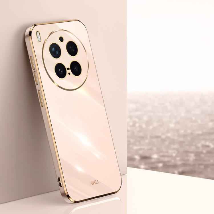 XINLI Straight Edge 6D Electroplate TPU Phone Case, For vivo Y600 Pro 5G, For vivo V70 FE 5G, For vivo X300 Ultra, For vivo X300 Pro, For vivo X300 5G, For vivo V60 Lite 5G