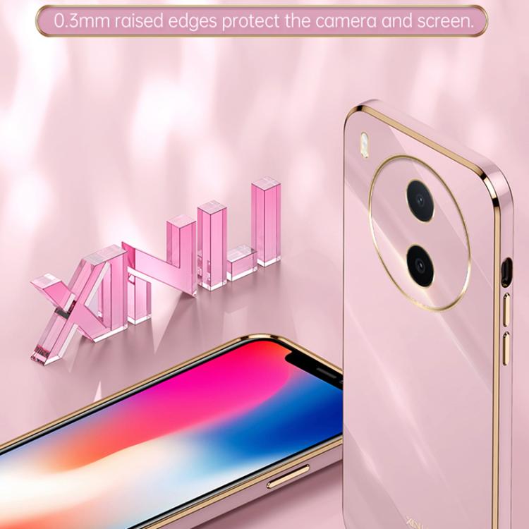 XINLI Straight Edge 6D Electroplate TPU Phone Case, For vivo Y600 Pro 5G, For vivo V70 FE 5G, For vivo X300 Ultra, For vivo X300 Pro, For vivo X300 5G, For vivo V60 Lite 5G