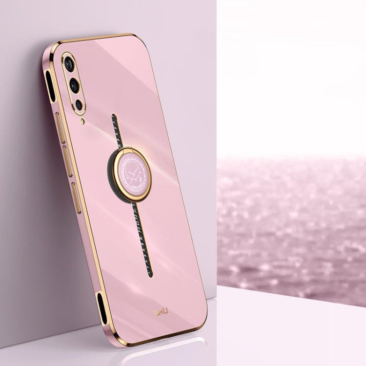XINLI Straight Edge 6D Electroplate TPU Phone Case with Ring Holder, For vivo Y17S 4G, For vivo Y35M+, For vivo S17, For vivo S17e, For vivo Y78+, For vivo iQOO Pro