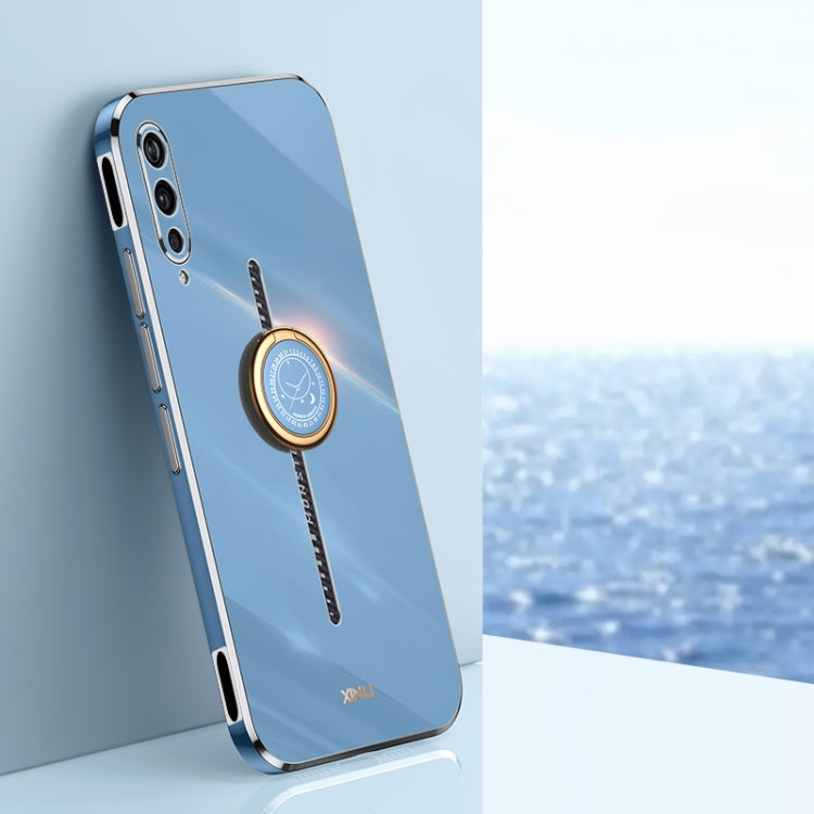 XINLI Straight Edge 6D Electroplate TPU Phone Case with Ring Holder, For vivo Y17S 4G, For vivo Y35M+, For vivo S17, For vivo S17e, For vivo Y78+, For vivo iQOO Pro