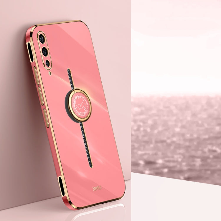 XINLI Straight Edge 6D Electroplate TPU Phone Case with Ring Holder, For vivo Y17S 4G, For vivo Y35M+, For vivo S17, For vivo S17e, For vivo Y78+, For vivo iQOO Pro