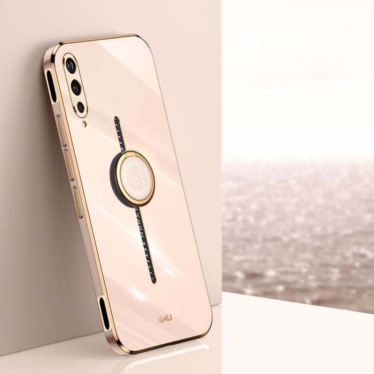 XINLI Straight Edge 6D Electroplate TPU Phone Case with Ring Holder, For vivo Y17S 4G, For vivo Y35M+, For vivo S17, For vivo S17e, For vivo Y78+, For vivo iQOO Pro