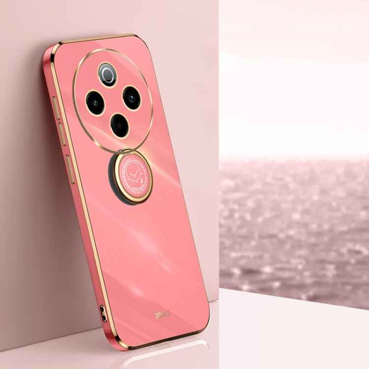 XINLI Straight Edge 6D Electroplate TPU Phone Case with Ring Holder, For vivo S20 Pro, For vivo iQOO 13, For vivo Y300 Pro, For vivo V40 Lite 5G, For vivo S18 Pro, For vivo S18e
