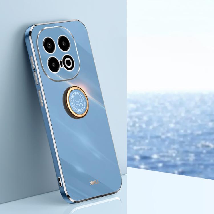XINLI Straight Edge 6D Electroplate TPU Phone Case with Ring Holder, For vivo V50 Lite, For vivo V50, For vivo S20, For vivo S20 Pro, For vivo iQOO 13, For vivo Y300 Pro