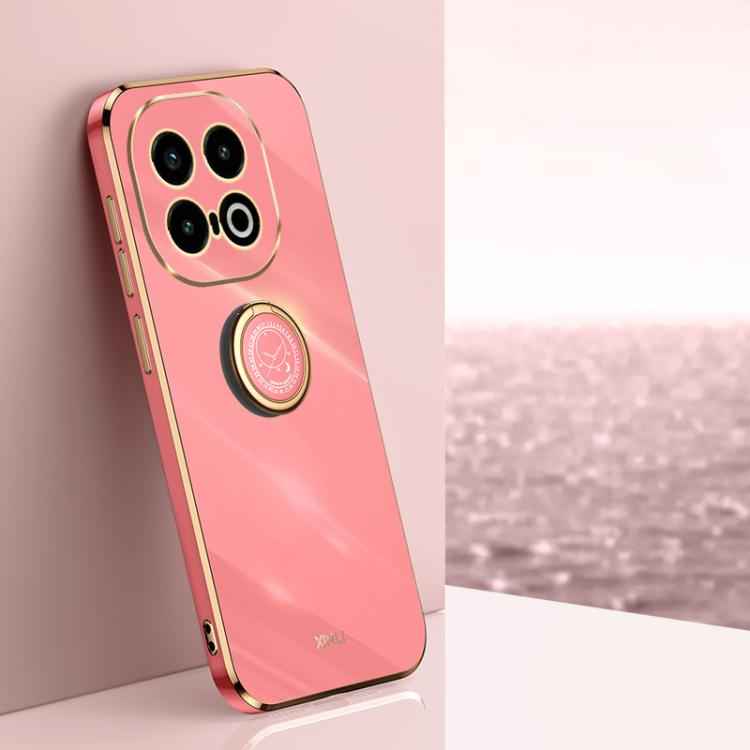 XINLI Straight Edge 6D Electroplate TPU Phone Case with Ring Holder, For vivo S20 Pro, For vivo iQOO 13, For vivo Y300 Pro, For vivo V40 Lite 5G, For vivo S18 Pro, For vivo S18e