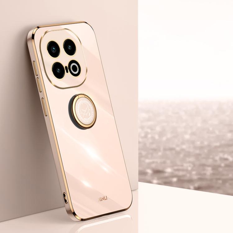 XINLI Straight Edge 6D Electroplate TPU Phone Case with Ring Holder, For vivo V50 Lite, For vivo V50, For vivo S20, For vivo S20 Pro, For vivo iQOO 13, For vivo Y300 Pro