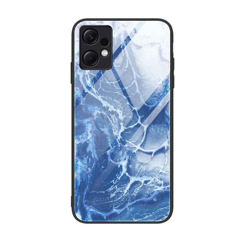 Marble Pattern Glass Protective Phone Case