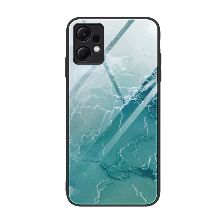 Marble Pattern Glass Protective Phone Case