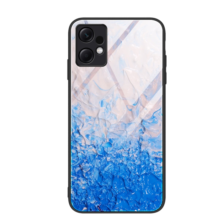 Marble Pattern Glass Protective Phone Case