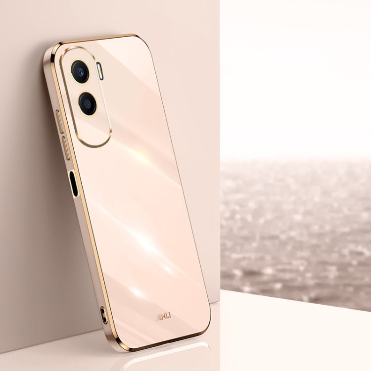 XINLI Straight Edge 6D Electroplate TPU Phone Case