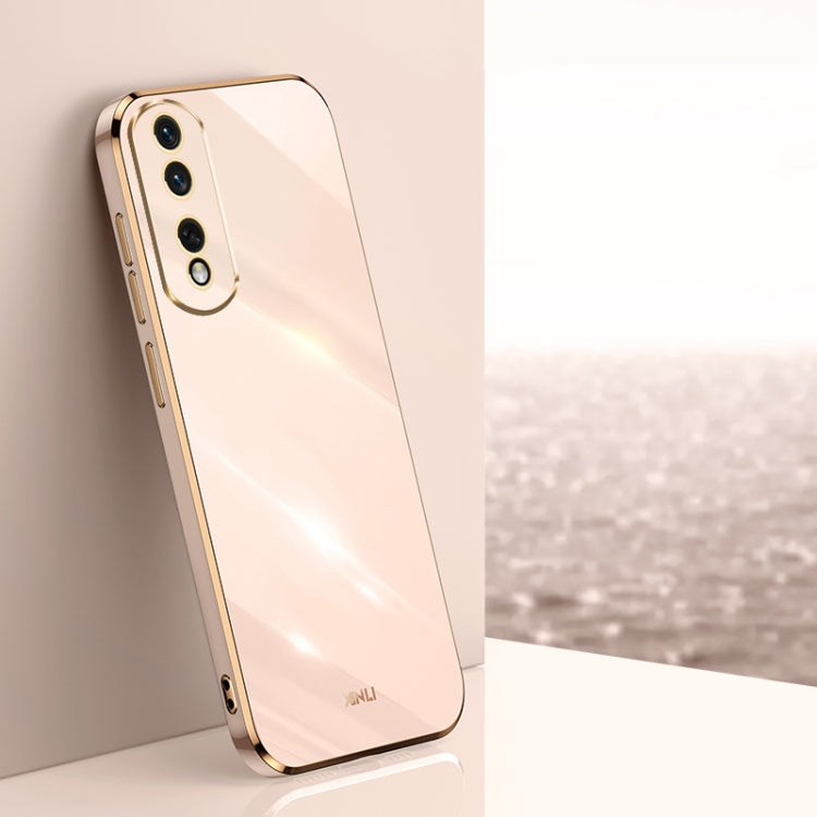XINLI Straight Edge 6D Electroplate TPU Phone Case
