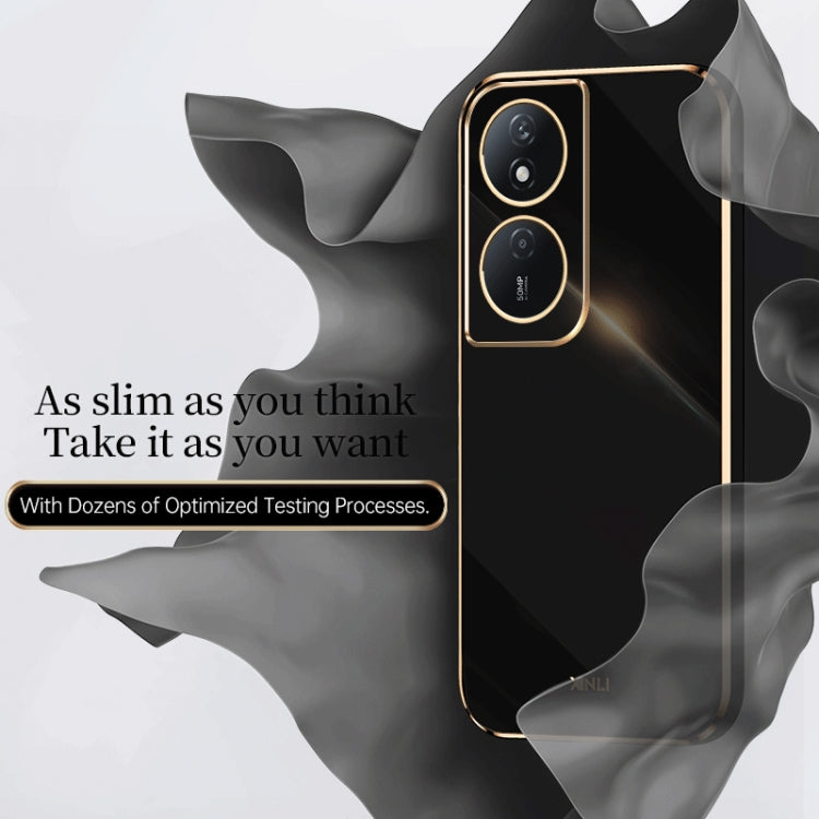 XINLI Straight Edge 6D Electroplate TPU Phone Case, For Honor Play 50 Plus 5G, For Honor 90 Pro, For Honor 90, For Honor X50i 5G