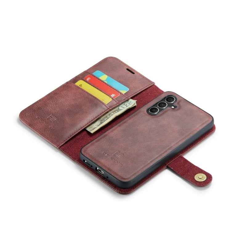 DG.MING Crazy Horse Texture Detachable Magnetic Leather Case, For Samsung Galaxy A34 5G, For Samsung Galaxy A54 5G