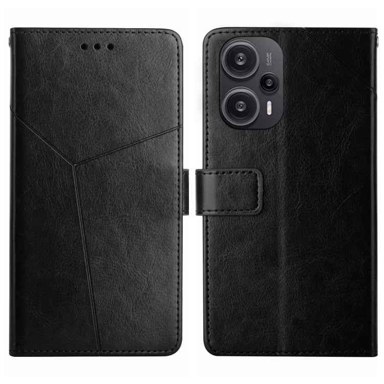 Y-shaped Pattern Flip Leather Phone Case, For Xiaomi 13T / 13T Pro, For Xiaomi Redmi 12 4G Global, For Xiaomi Poco F5, For Xiaomi Poco F5 Pro, For Xiaomi Redmi Note 12S