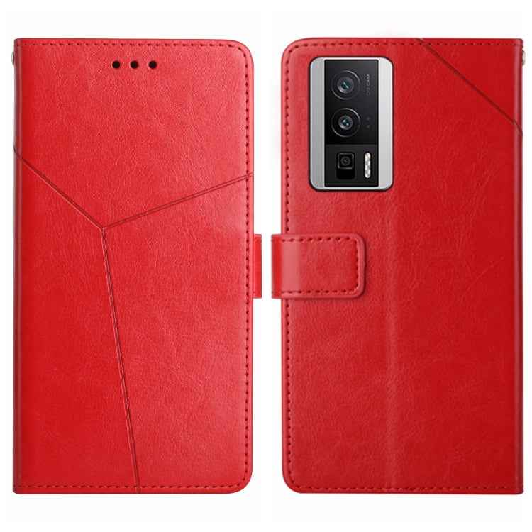 Y-shaped Pattern Flip Leather Phone Case