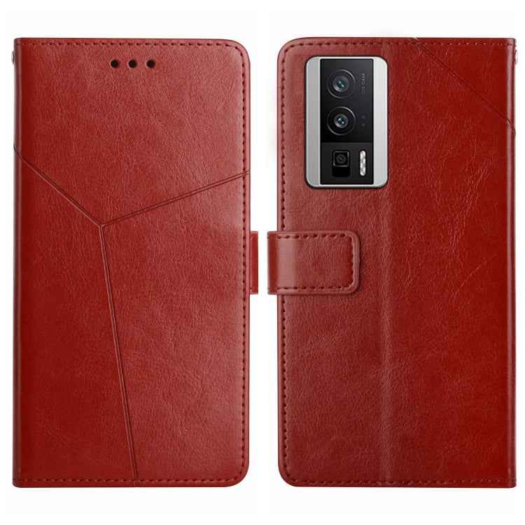 Y-shaped Pattern Flip Leather Phone Case, For Xiaomi 13T / 13T Pro, For Xiaomi Redmi 12 4G Global, For Xiaomi Poco F5, For Xiaomi Poco F5 Pro, For Xiaomi Redmi Note 12S