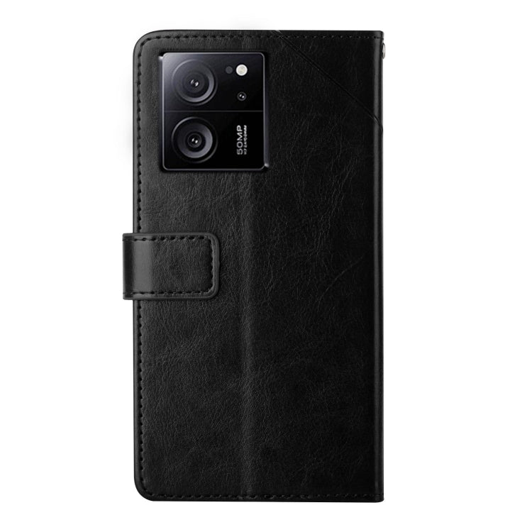 Y-shaped Pattern Flip Leather Phone Case