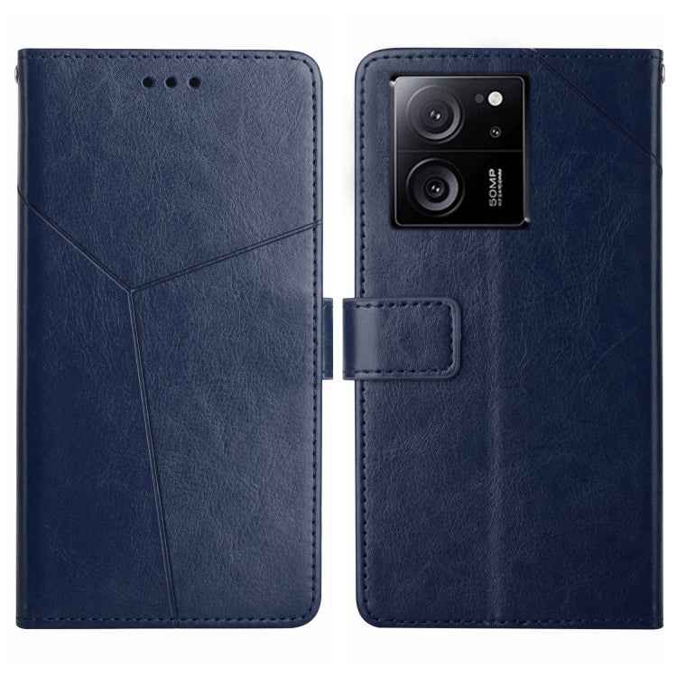 Y-shaped Pattern Flip Leather Phone Case