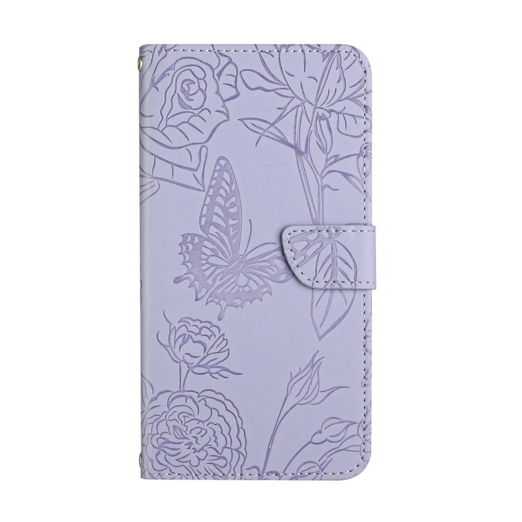 Skin Feel Butterfly Embossed Flip Leather Phone Case, For Xiaomi Poco F5, For Xiaomi Poco F5 Pro, For Xiaomi Redmi Note 12S