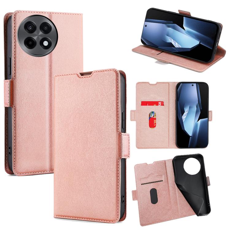 Ultra-thin Voltage Side Buckle Horizontal Flip Leather Phone Case