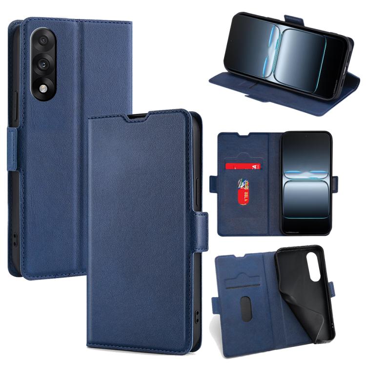 Ultra-thin Voltage Side Buckle Horizontal Flip Leather Phone Case
