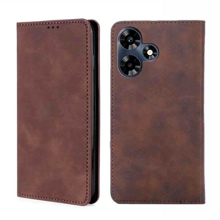 Skin Feel Magnetic Leather Phone Case, For Infinix Note 30 VIP 5G, For Infinix Hot 30i 4G, For Infinix Hot 30 4G