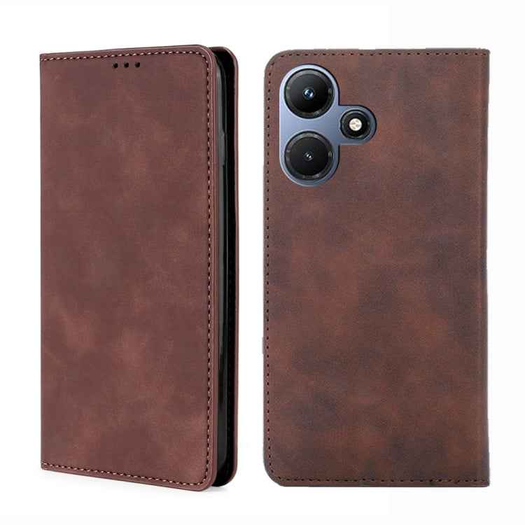 Skin Feel Magnetic Leather Phone Case, For Infinix Note 30 VIP 5G, For Infinix Hot 30i 4G, For Infinix Hot 30 4G