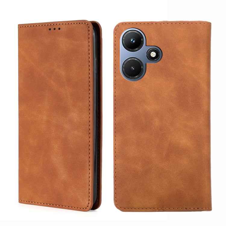 Skin Feel Magnetic Leather Phone Case, For Infinix Note 30 VIP 5G, For Infinix Hot 30i 4G, For Infinix Hot 30 4G