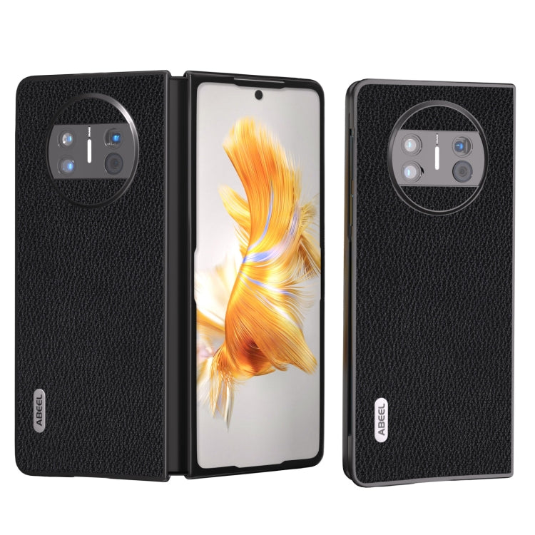 ABEEL Black Edge Genuine Mino Phone Case, For Huawei nova Flip, For Huawei Pocket 2, For Huawei Mate X3