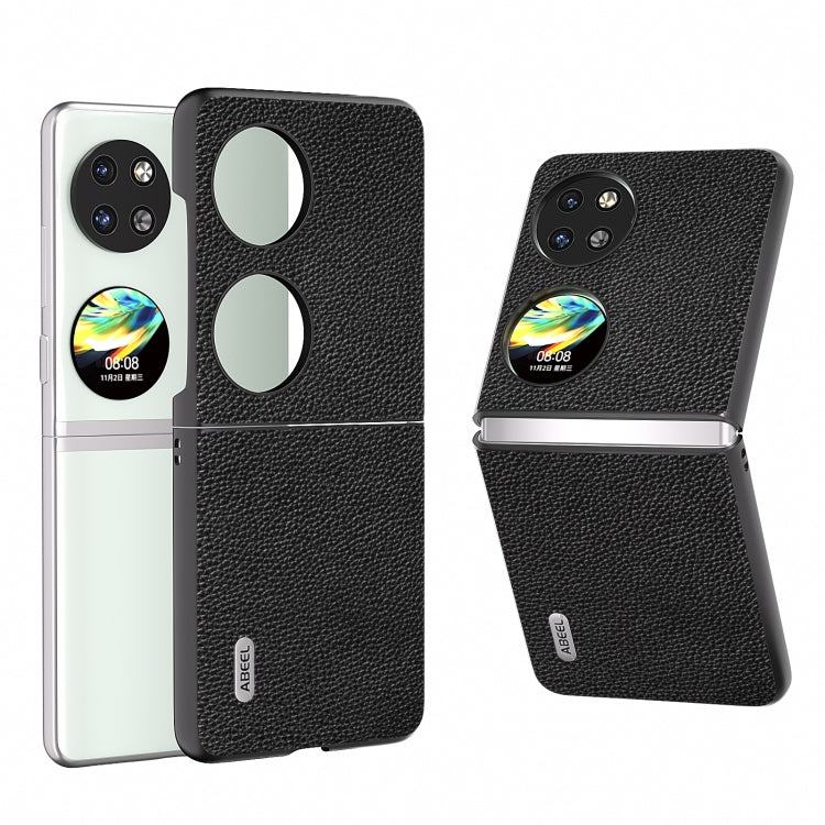 ABEEL Black Edge Genuine Mino Phone Case, For Huawei nova Flip, For Huawei Pocket 2, For Huawei Mate X3