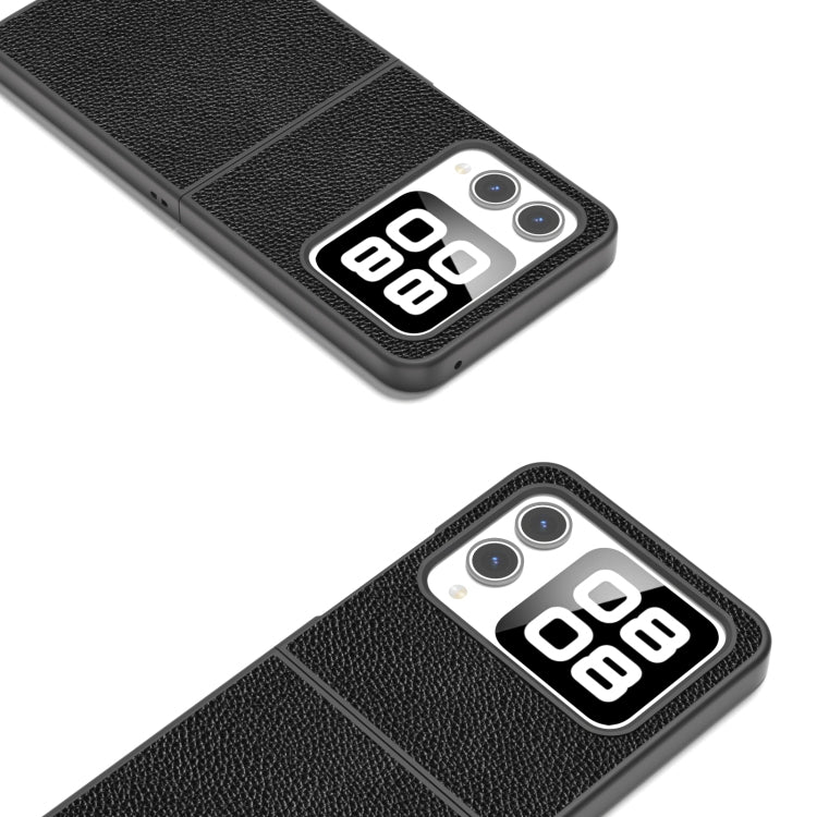 ABEEL Black Edge Genuine Mino Phone Case, For Huawei nova Flip, For Huawei Pocket 2, For Huawei Mate X3
