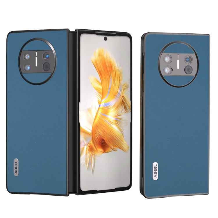 ABEEL Genuine Leather Silky Soft Black Edge Phone Case