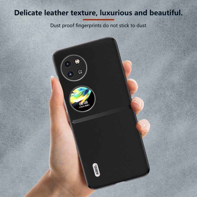 ABEEL Genuine Leather Silky Soft Black Edge Phone Case