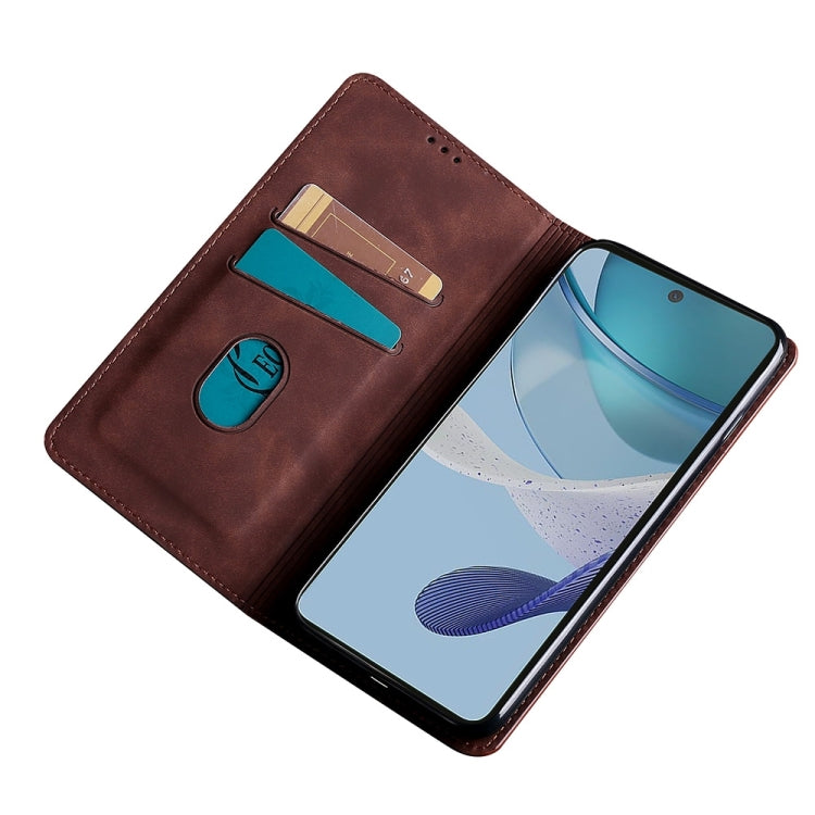 Skin Feel Magnetic Leather Phone Case, For Huawei nova 11 4G