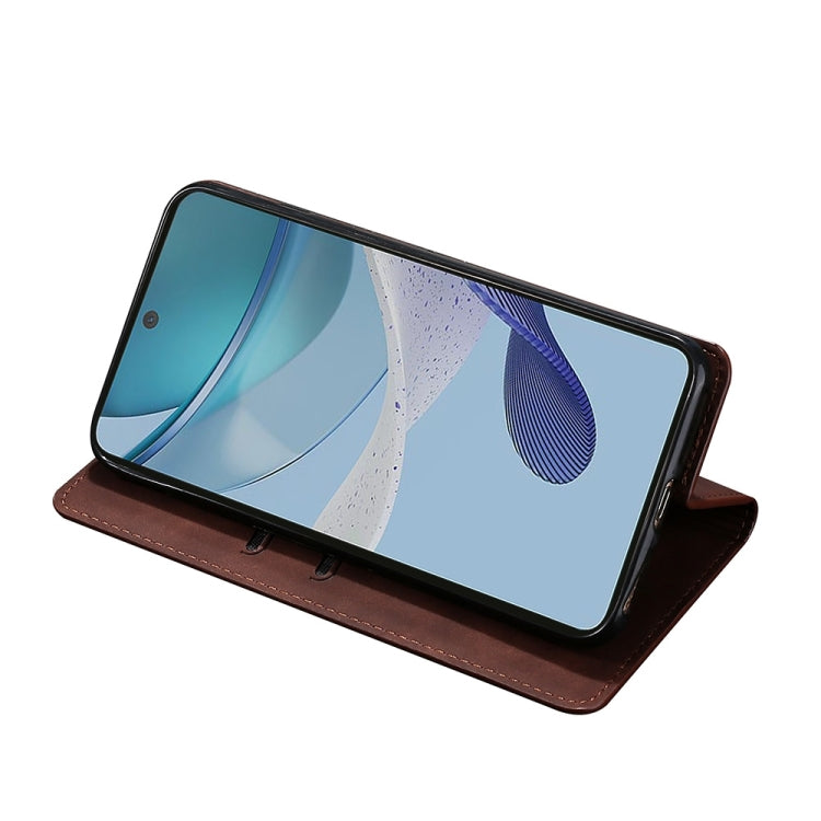 Skin Feel Magnetic Leather Phone Case, For Huawei nova 11 4G