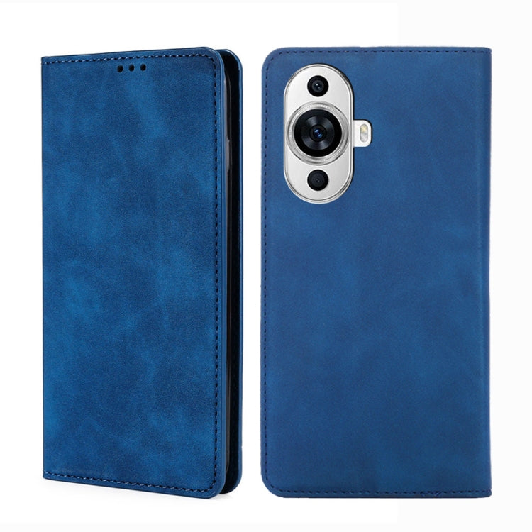 Skin Feel Magnetic Leather Phone Case, For Huawei nova 11 4G